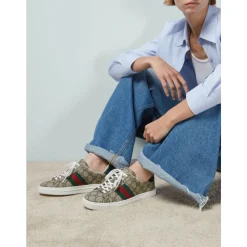 Ace GG Supreme Canvas Sneakers