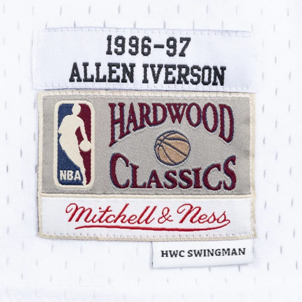 Allen Iverson NBA-trøye 76ers hvit