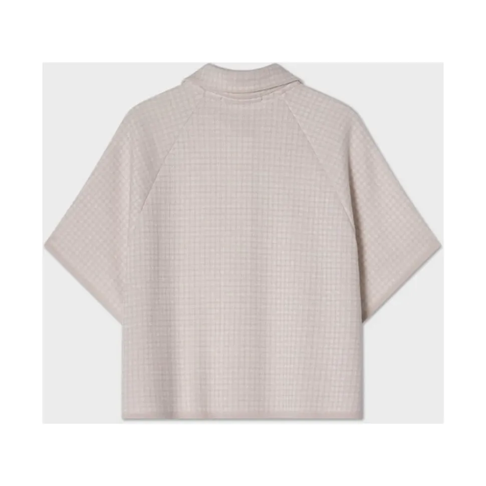 Amelie Cape Pepita Check