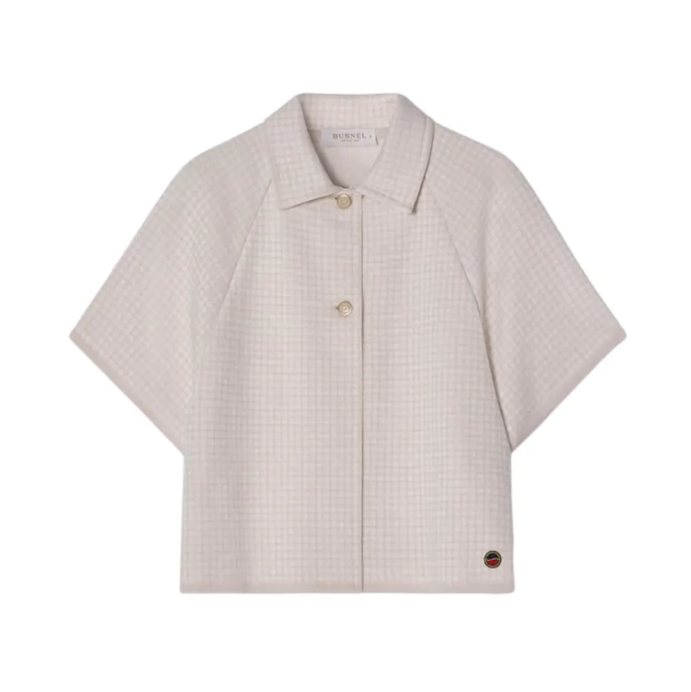 Amelie Cape Pepita Check