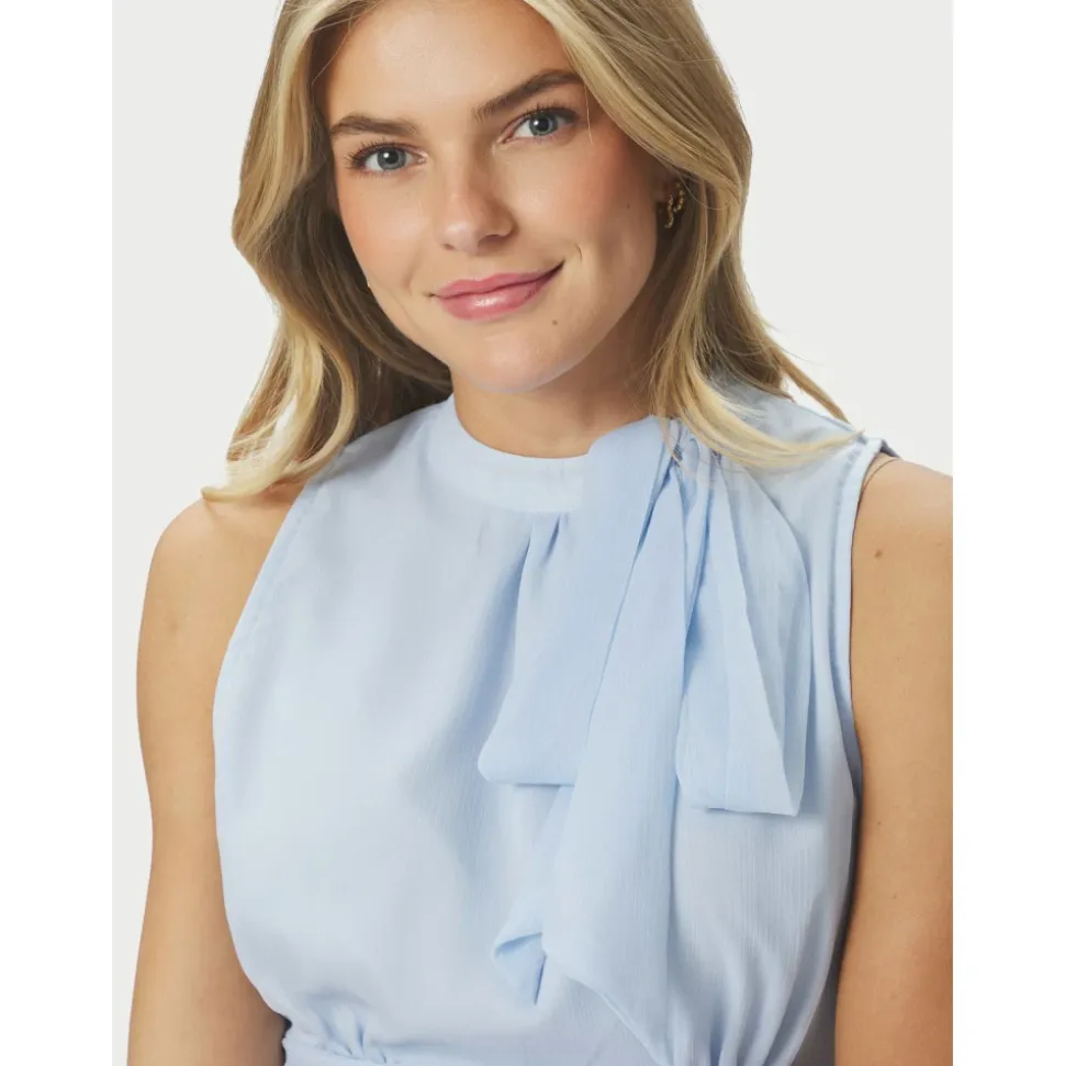 Ansol Solid Chiffon Top