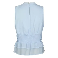 Ansol Solid Chiffon Top