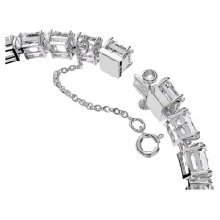 Armbånd Unisex Millenia Tennisarmbånd Kvadratisk Slipning Hvit Rhodinert 5599202