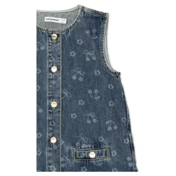 Asymmetrisk denimkjole