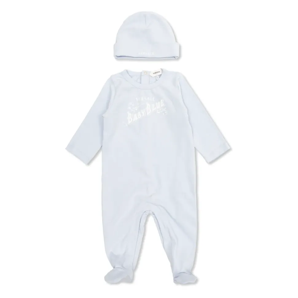 Baby sovepose og lue sett