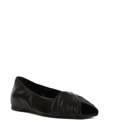 ballerina spuntata pelle nera