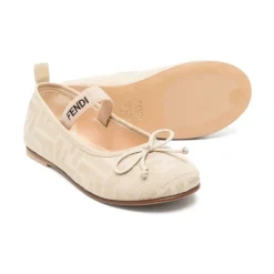 Barns ballerinasko med FF-motiv