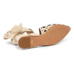 Basketweave Wrap Sandal