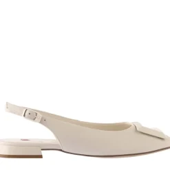 Beige Ballerinasko for Kvinner