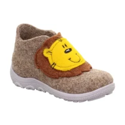 Beige Happy Octi Lion Tøfler