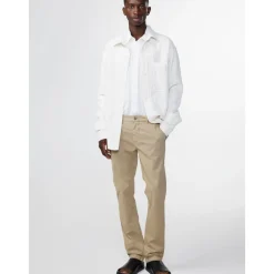 Beige Marco Slim Fit Chino Bukser