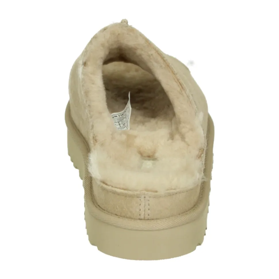 Beige Sporty Slide Sandaler
