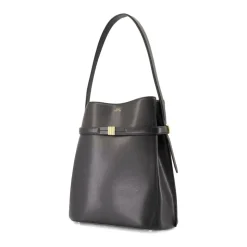 Belted Bucket Bag