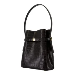 Belted Bucket Bag