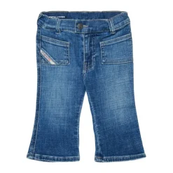 Bermuda i denim med fem lommer