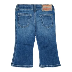 Bermuda i denim med fem lommer