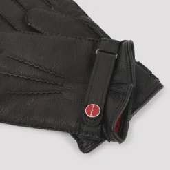 Black Deer Leather Gloves