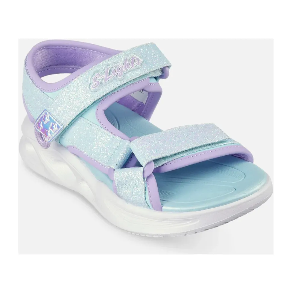 Blå/Lavendel Glow Sandaler