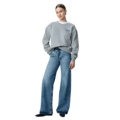 Blå Lindsay Palazzo Jeans