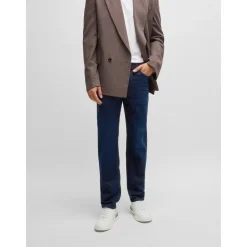 Blå Maine Straight Fit Jeans