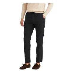 Blå Morris Stockholm Fenix Linen Trouser Bukse