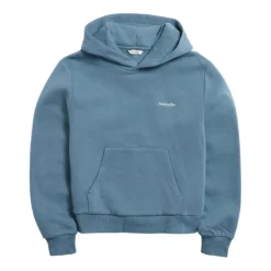 Blå Regular Hoodie