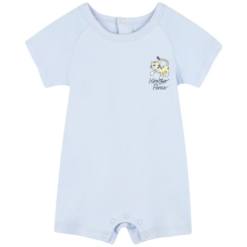 Blå Tiger Romper for Baby Gutter