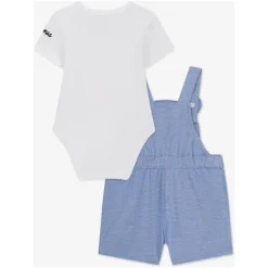 Bodysuit and Bear Romper Set