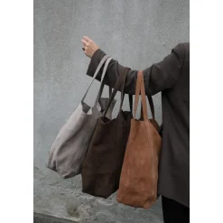 Boho-inspirert Suede Eden veske i brun
