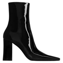 Booties Mid Heel Leather Sole