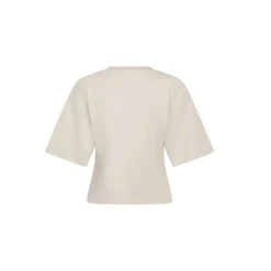 Boxy Tee Ivory Moderne T-skjorte