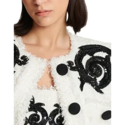 Broderet Paisley Tweed-jakke