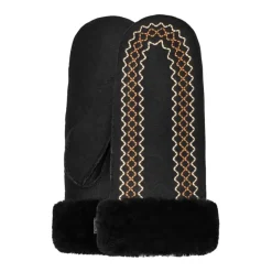 Broderte Svarte Votter