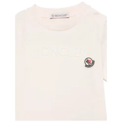 Brodert Logo Bomulls T-skjorte