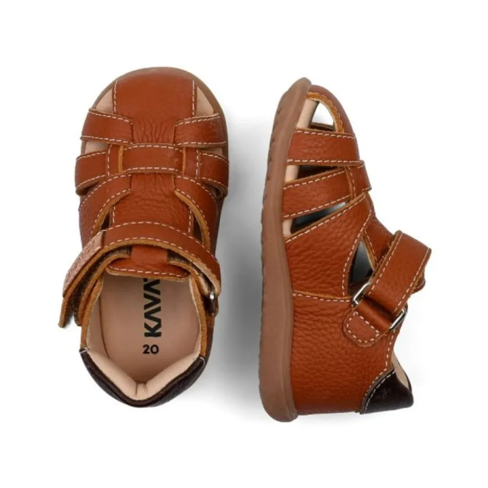 Brune Sandaler med Borrelås Lukking