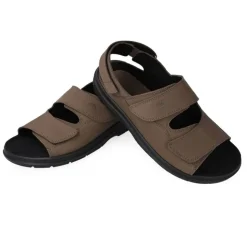 Brun Nubuck Anatomiske Sandaler