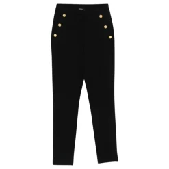 Button Detail Trousers