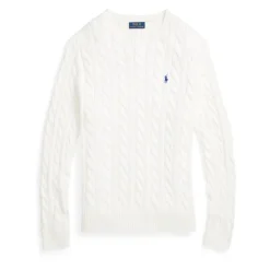 Cable-Knit Crewneck Sweater