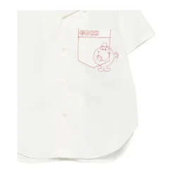 Camicia con bottoni e colletto mezza manica