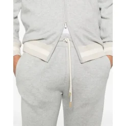 Casa Frumoasa Hooded Striped-trim Tracksuit