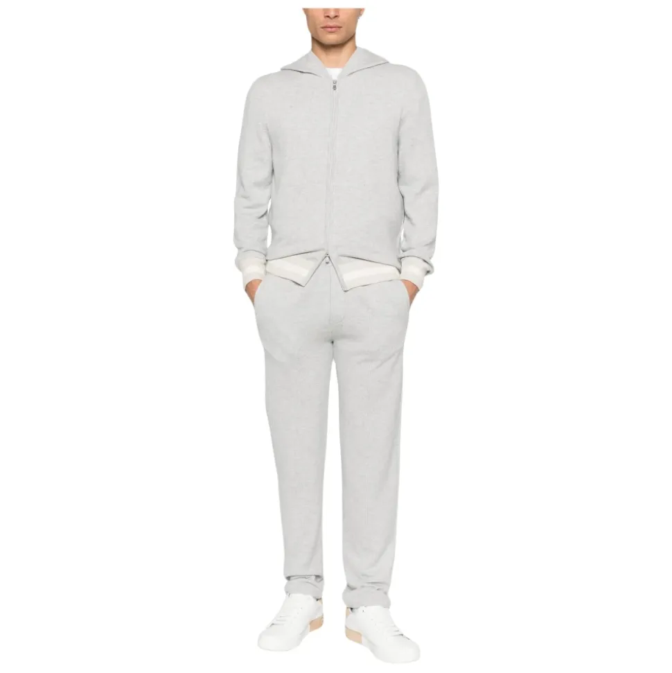 Casa Frumoasa Hooded Striped-trim Tracksuit