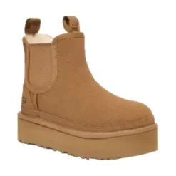Casual og Komfortable Platform Chelsea Støvler