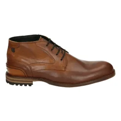 Casual Skinn Sko Cognac Farge
