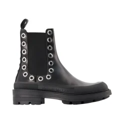 Chelsea Boots med Eyelet-detalj