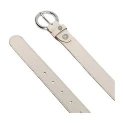 Cintura in pelle martellata con fibbia argento