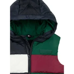 Colorblock Hooded Insulated Vest