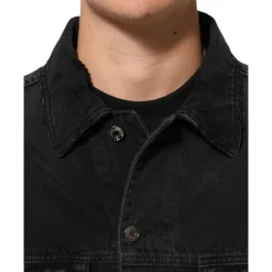 Cotton Stretch Denim Blouson-jakke