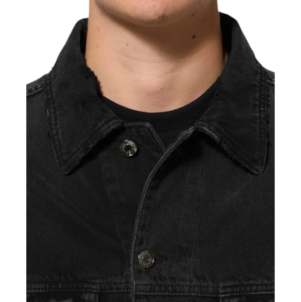 Cotton Stretch Denim Blouson-jakke