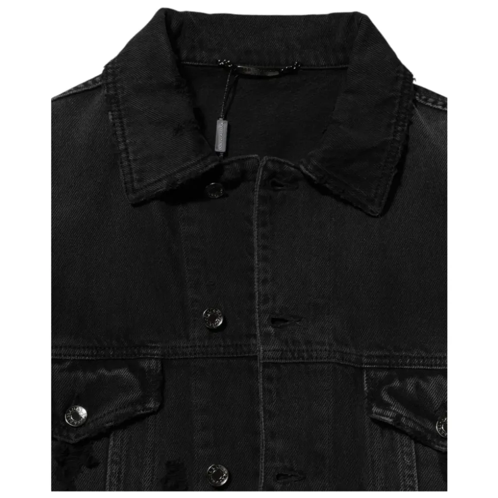 Cotton Stretch Denim Blouson-jakke