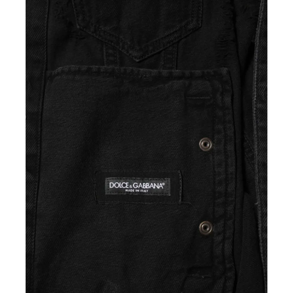 Cotton Stretch Denim Blouson-jakke